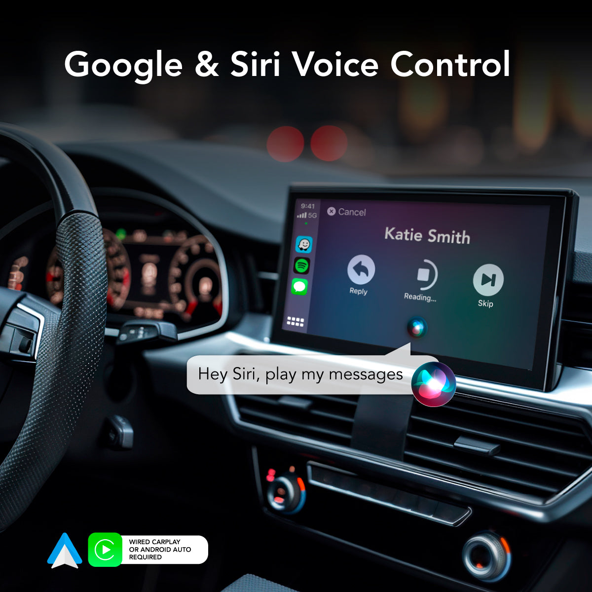 CalynecBox™ 2.0 - Wireless Carplay Adapter and Android Auto