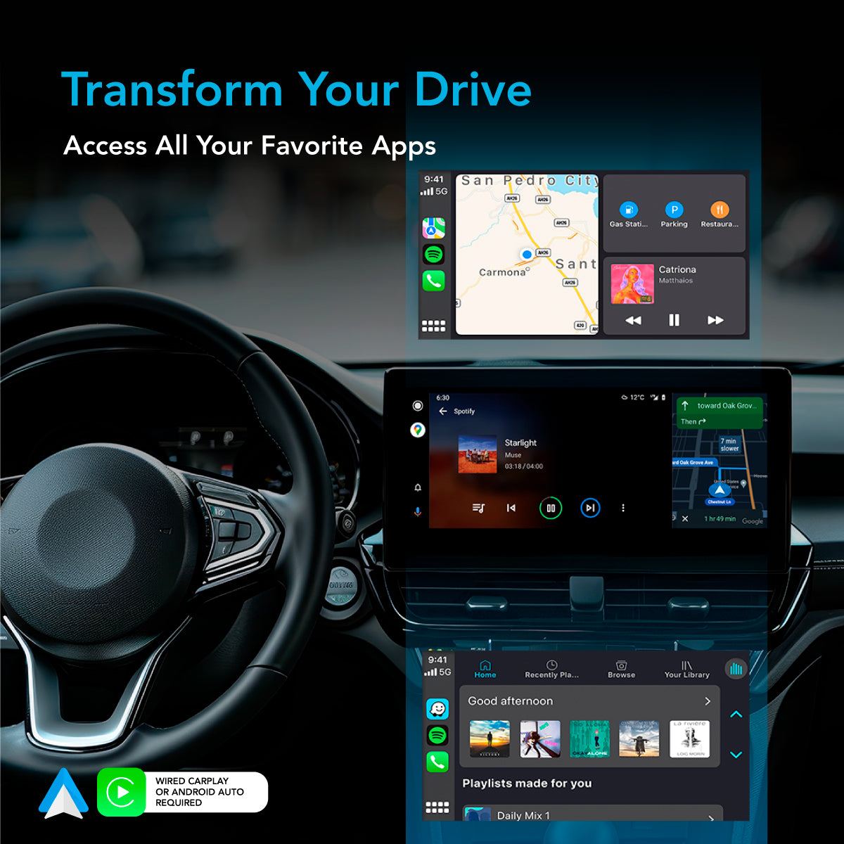 CalynecBox™ 2.0 - Wireless Carplay Adapter and Android Auto