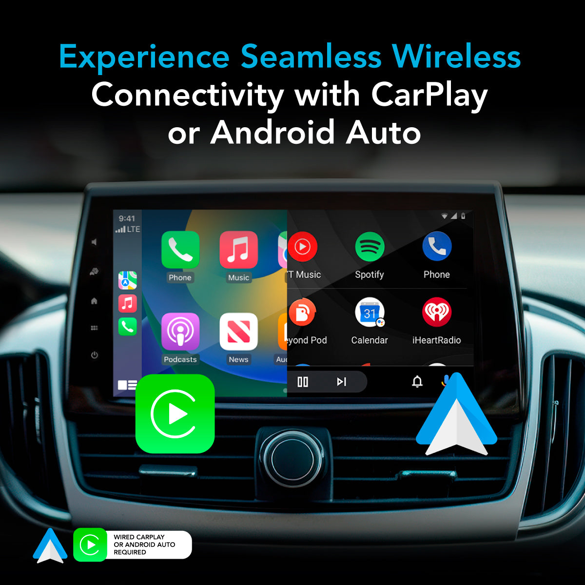 CalynecBox™ 2.0 - Wireless Carplay Adapter and Android Auto