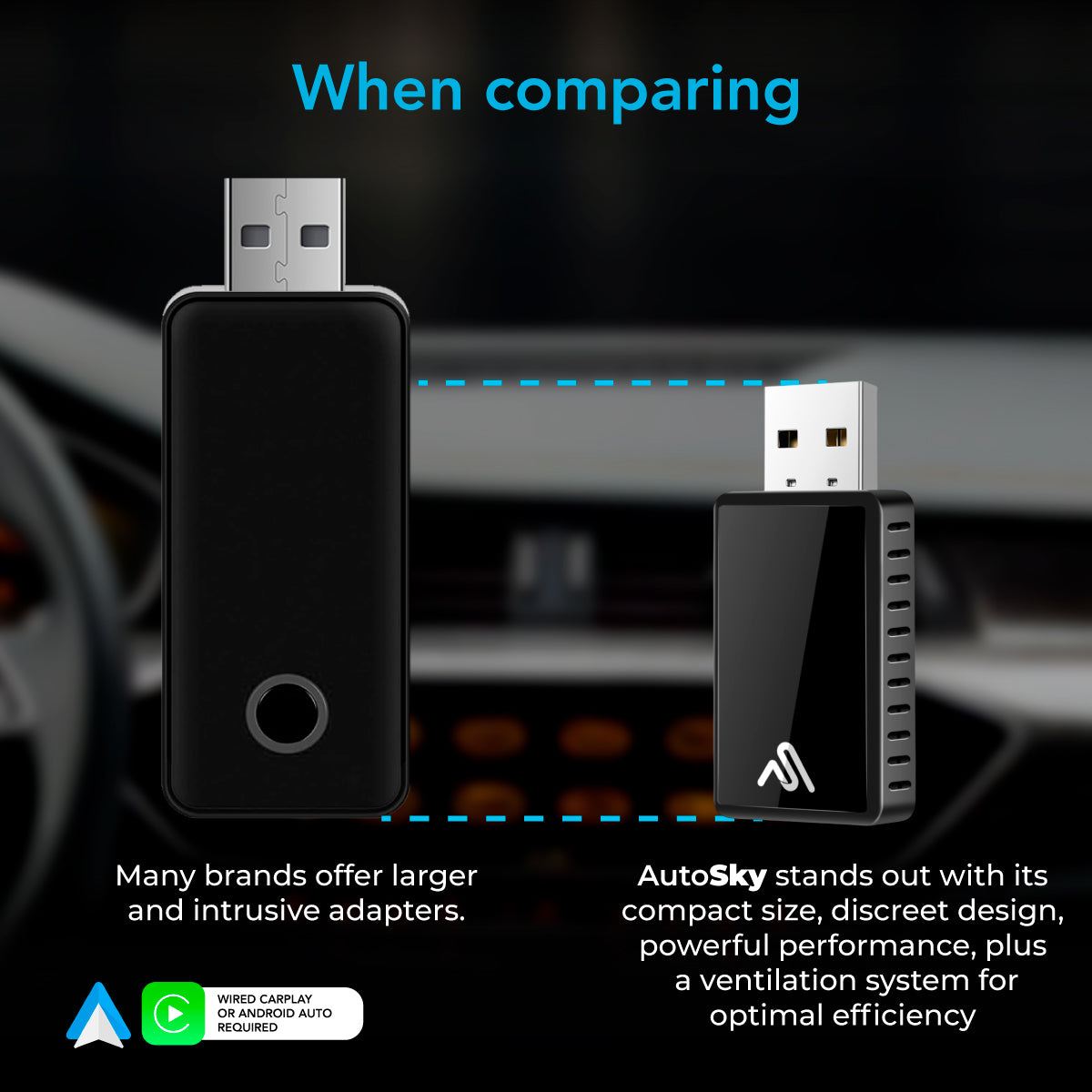 CalynecBox™ 2.0 - Wireless Carplay Adapter and Android Auto